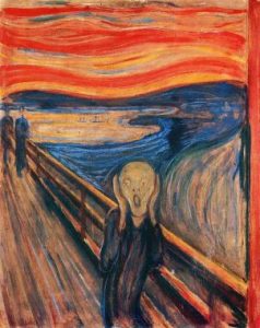 L’Urlo di Munch, quadro dell'espressionismo